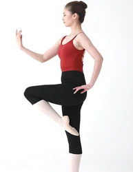 Ballet Dance Shorts Cotton Women 7-Point Pants Children Leggings Girl Dancing Wear Shorts Workout Slimming Running Tights