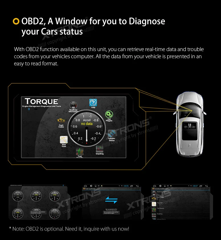 XTRONS 7 ''Универсальный Android 8 0 Восьмиядерный 2G + 32G двойной Din Стерео gps