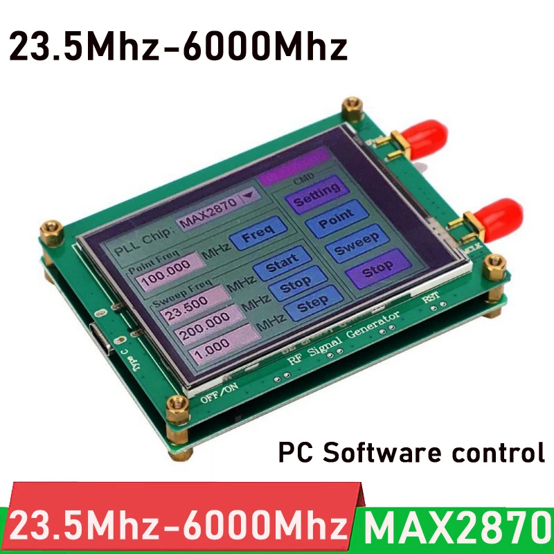 MAX2870 23.5-6000MHz USB Powered Signal Generator MAX2870 RF