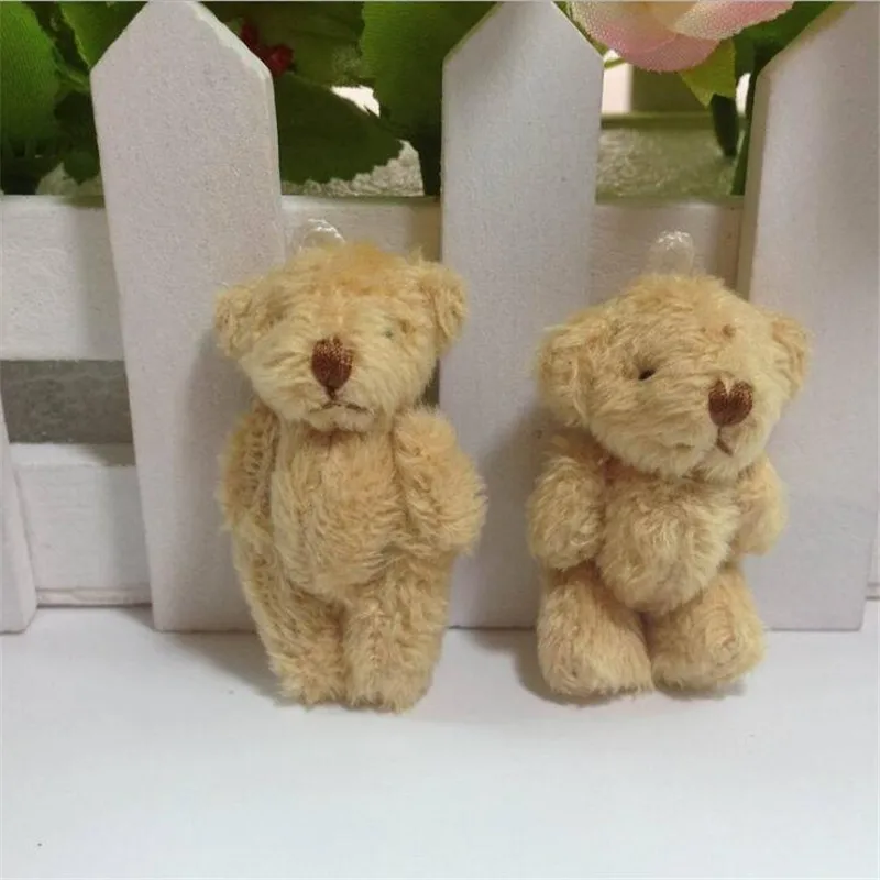 HANDANWEIRAN 5pcs Lots of Mini Cute Union Bear Plush Dolls Premium pp Cotton Padded Decorative Pendant 1 HANDANWEIRAN 5pcs Lots of Mini Cute Union Bear Plush Dolls Premium pp Cotton Padded Decorative Pendant 4
