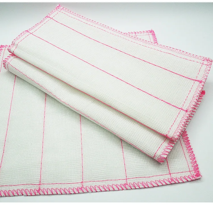 C Scouring Pad 28*28c m Cleaning Cloth Dishcloth Oil-free Cotton Yarn Five-Tier Padded Dish Towel Jia Sweet