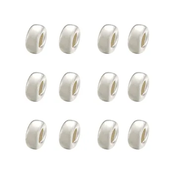 

Pandahall 2pcs Rondelle Loose Spacer Beads for Jewelry Making DIY Bracelet Necklace Findings 8.5x4mm