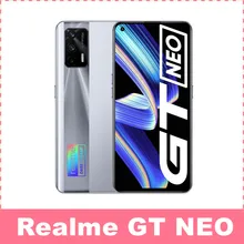 Realme  GT NEO 5G Dimensity 1200 SmartPhone 6.43 Inch 120Hz Super AMOLED 64MP  4500Mah  Flash Charger