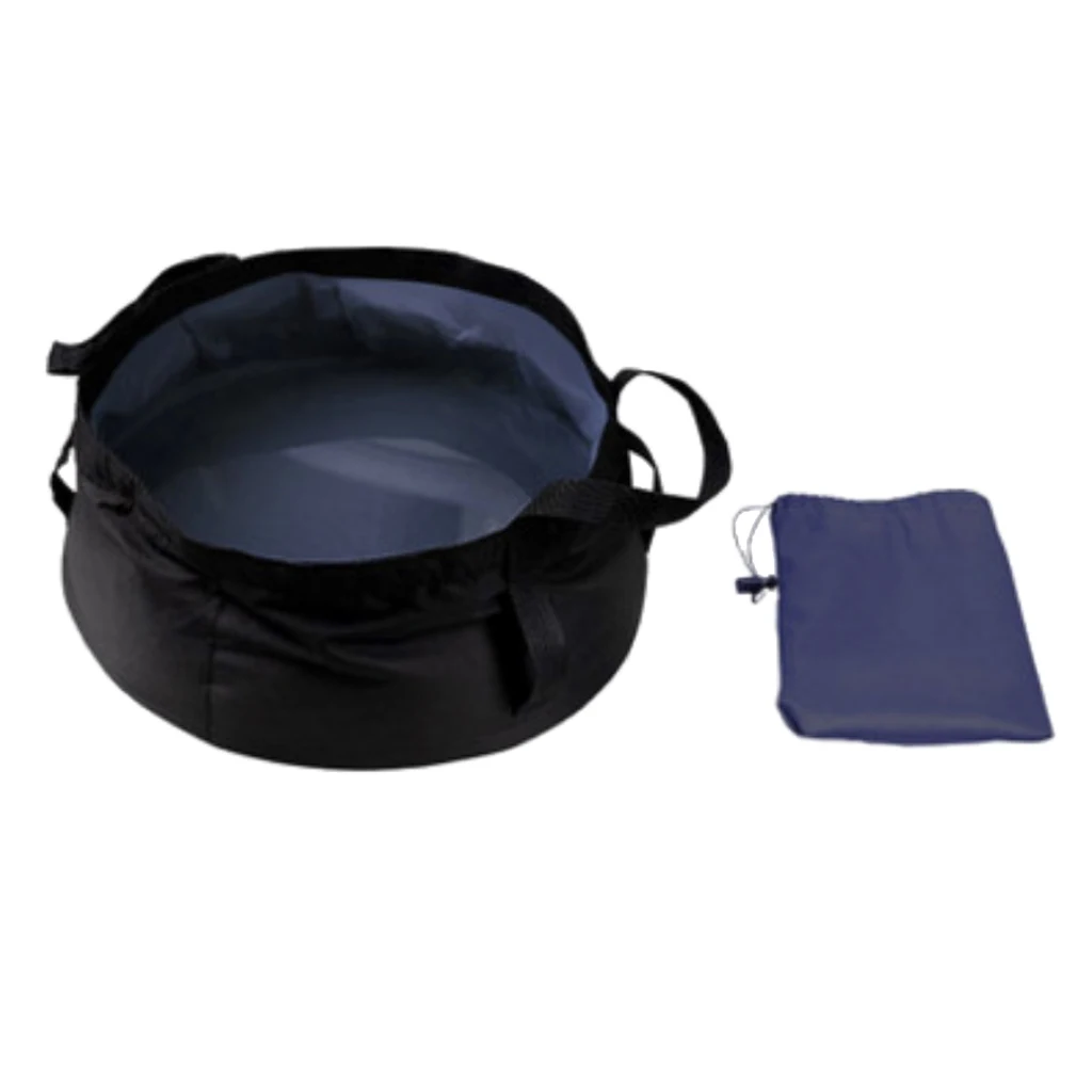 Récipient à eau pliable extérieur, sac à eau, pêche, camping, voyage, randonnée, plage, E27, 8,5 l