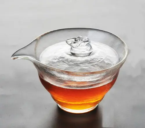 [GRANDNESS] высококачественное атласное стекло ручной работы Gongfu Чай гайвань