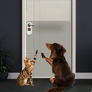 Protector de puerta para perros, cinta disuasoria de alta calidad,  transparente, para rascar - AliExpress