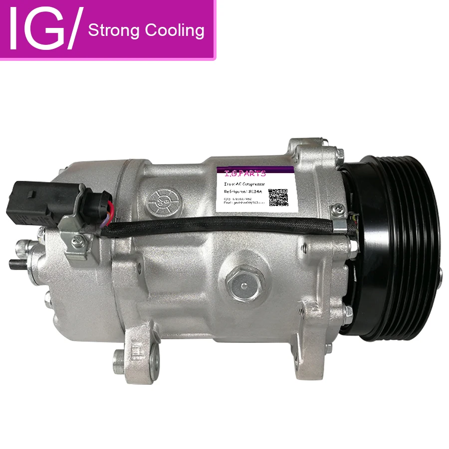 For New Ac Compressor Volkswagen Golf 2.0l 1.8l 1.9l 1j0820803a