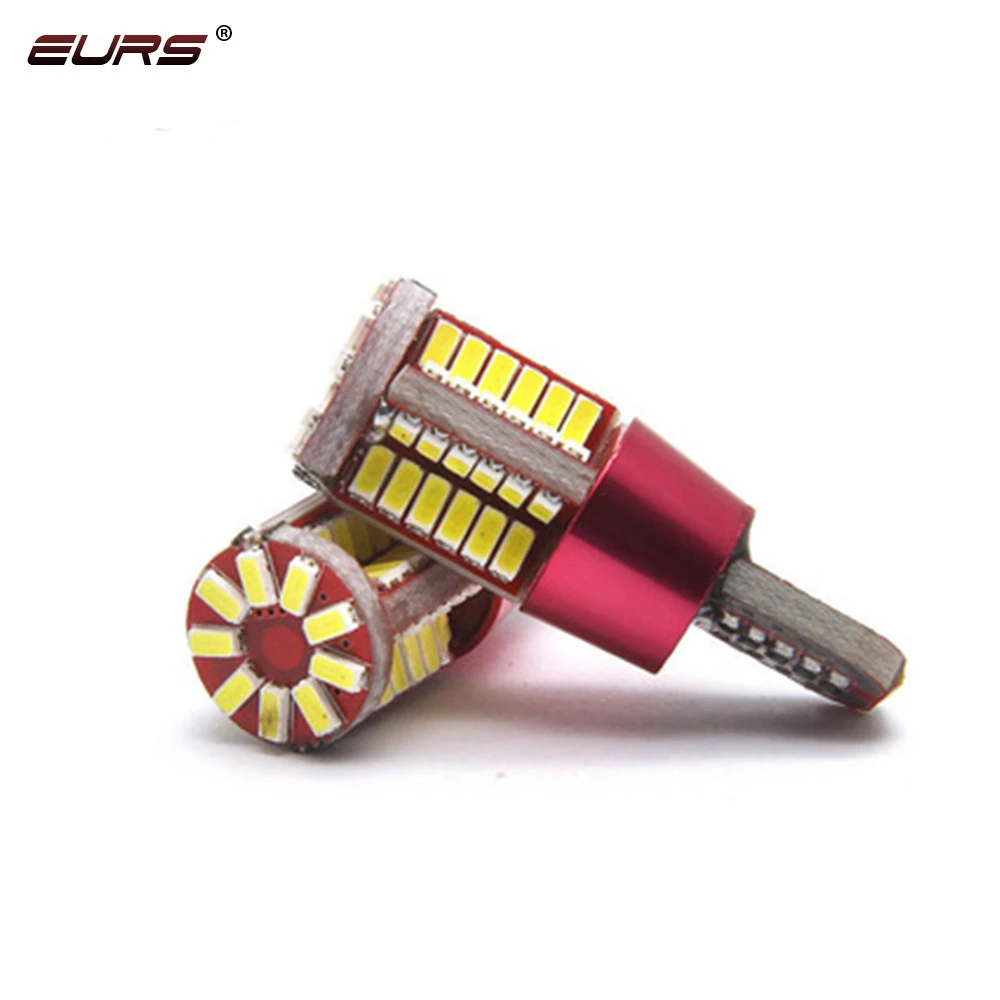 EURS автомобильный T10 led 192 w5w супер яркий 57smd canbus без ошибок автомобильный маркер Автомобильный Клин габаритный фонарь лампа парковочные лампы боковой свет