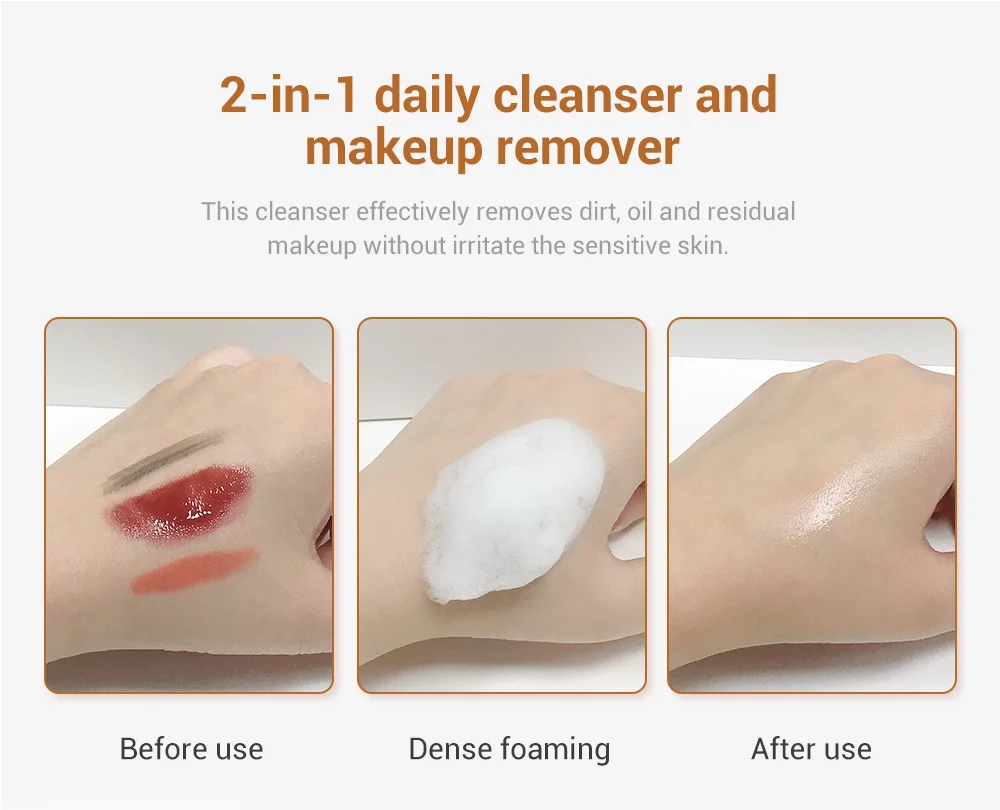Hb6021b4bbd1b4dadac573a8d00af1da4u LANBENA Facial Cleanser Ectoin Anti Allergic Repair Soothe For Sensitive Skin Care Face Wash Foam Nourishing Moisturizing 100g