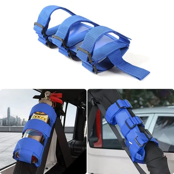 

Fire Extinguisher Holder Adjustable Extinguisher Mount Strap for 1987-2019 Jeep Wrangler JK JL TJ CJ YJ