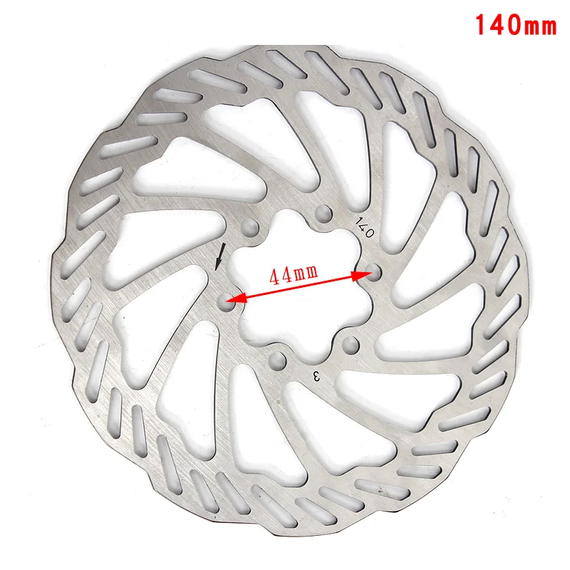 Stainless Steel Mountain Bike Disc Brake, Bicycle Parts, 6 Generations, 140 mm