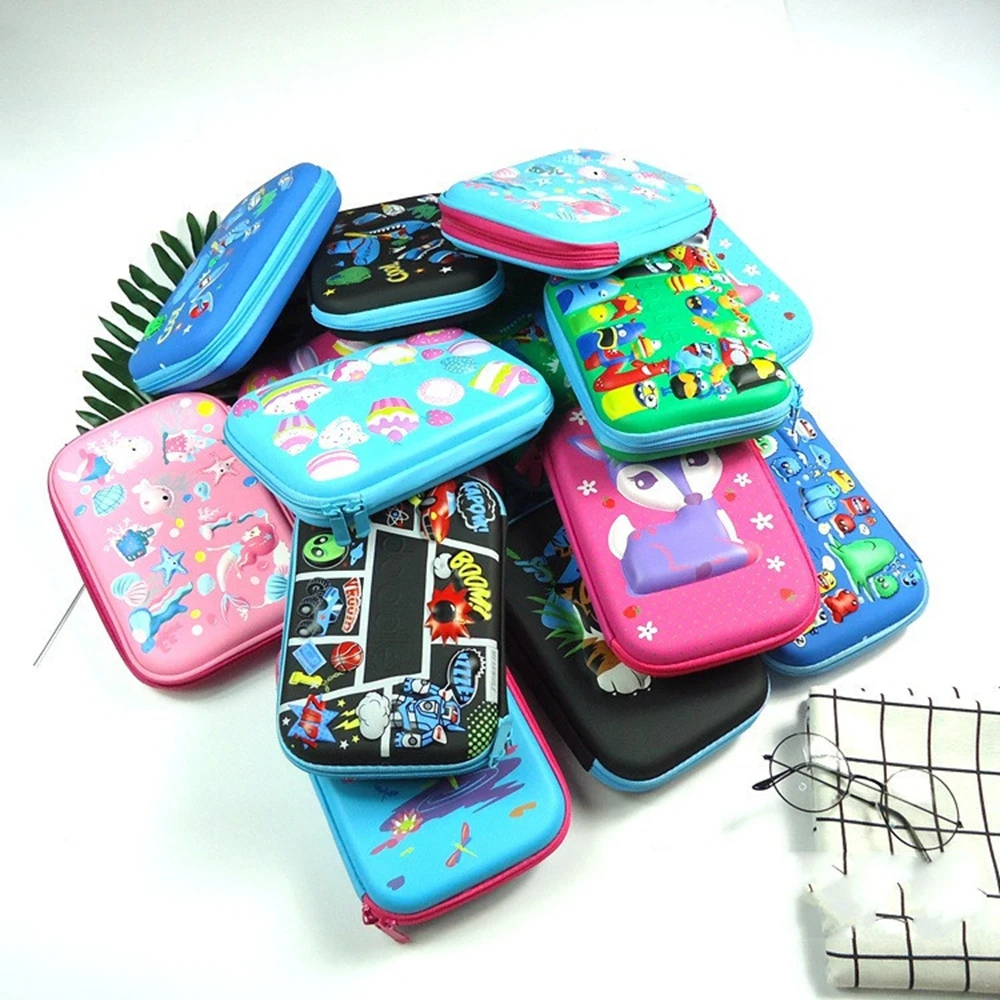 Единорог кавайный пенал Kalem Kutusu EVA Trousse solaire Stylo Творческие Школьные принадлежности Estojo Escolar пенал