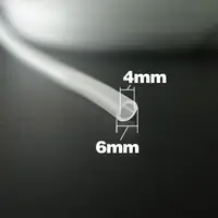 10 Meters Soft Silicone Aquarium Air Bubble Oxygen Pump Hose Fish Tank Pond Air Stone Tubing 4*6mm 2