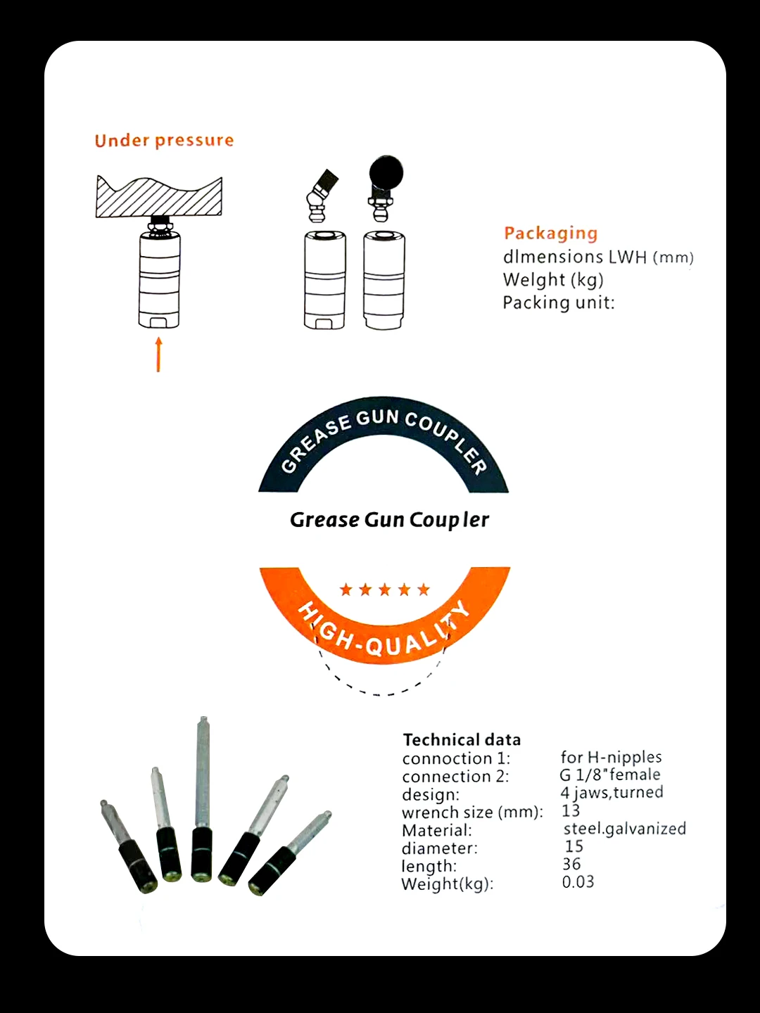 Bico de Conexão para Injeção Epóxi Famle bico de conexao para injecao epoxi famle 01