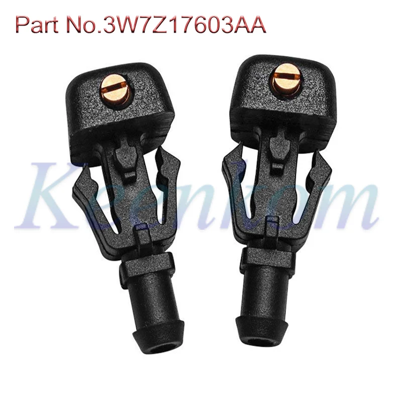 

3W7Z17603AA 2Pcs New Windshield Washer Nozzle Spray Jet For Ford F150 04-14 Flex Crown Victoria For Mercury 03-11 3W7Z-17603-AA