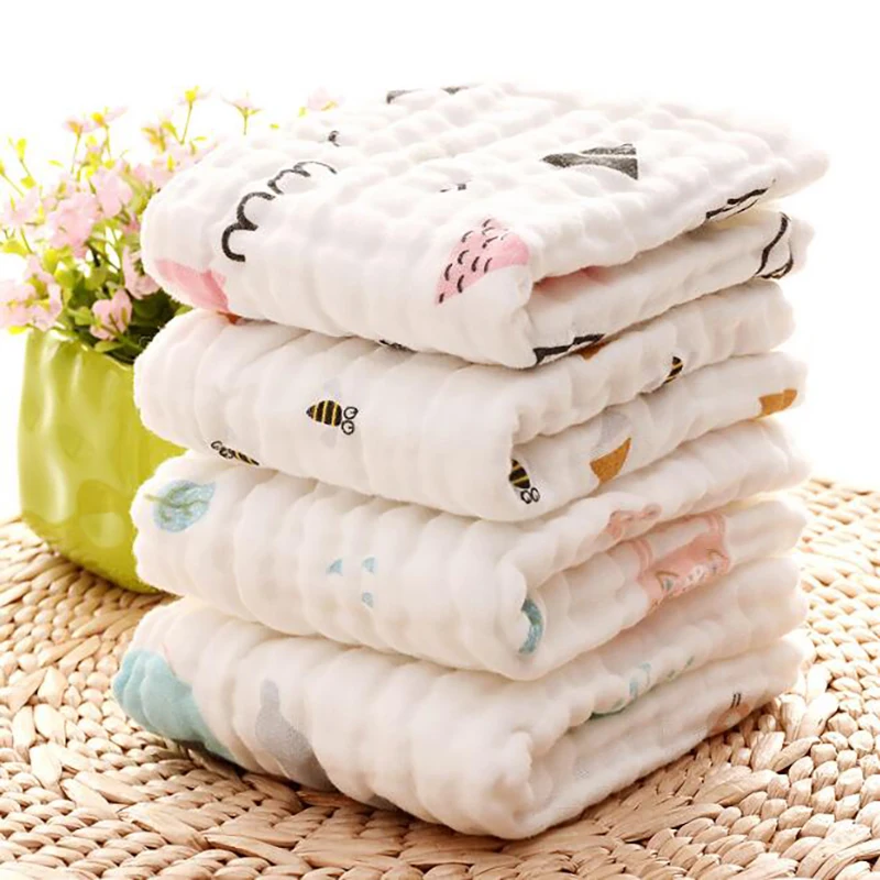 Детское полотенце для новорожденных 30*50 см met Baby Face Bibs Хлопковое полотенце Марлевое детское полотенце мягкое