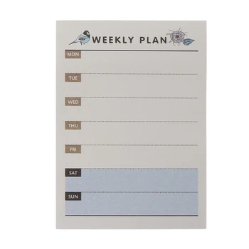 

Cute Weekly Monthly Work Planner Notebook Diary Agenda For Kids School Supplies