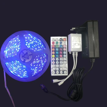 

LED Strip Lights 24V SMD5050RGB Flexible Ribbon fita LED light strip 10M RGB Tape Non-waterproof with Remote Control and driver