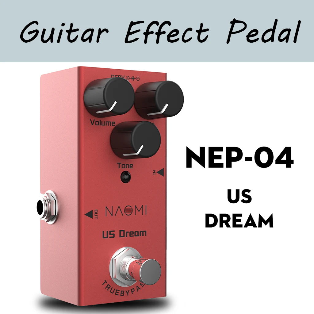 

US Dream Distortion Guitar Effect Pedal Mini Guitar Effect Pedal DC 9V True Bypass Guitar Effect Pedal Effect