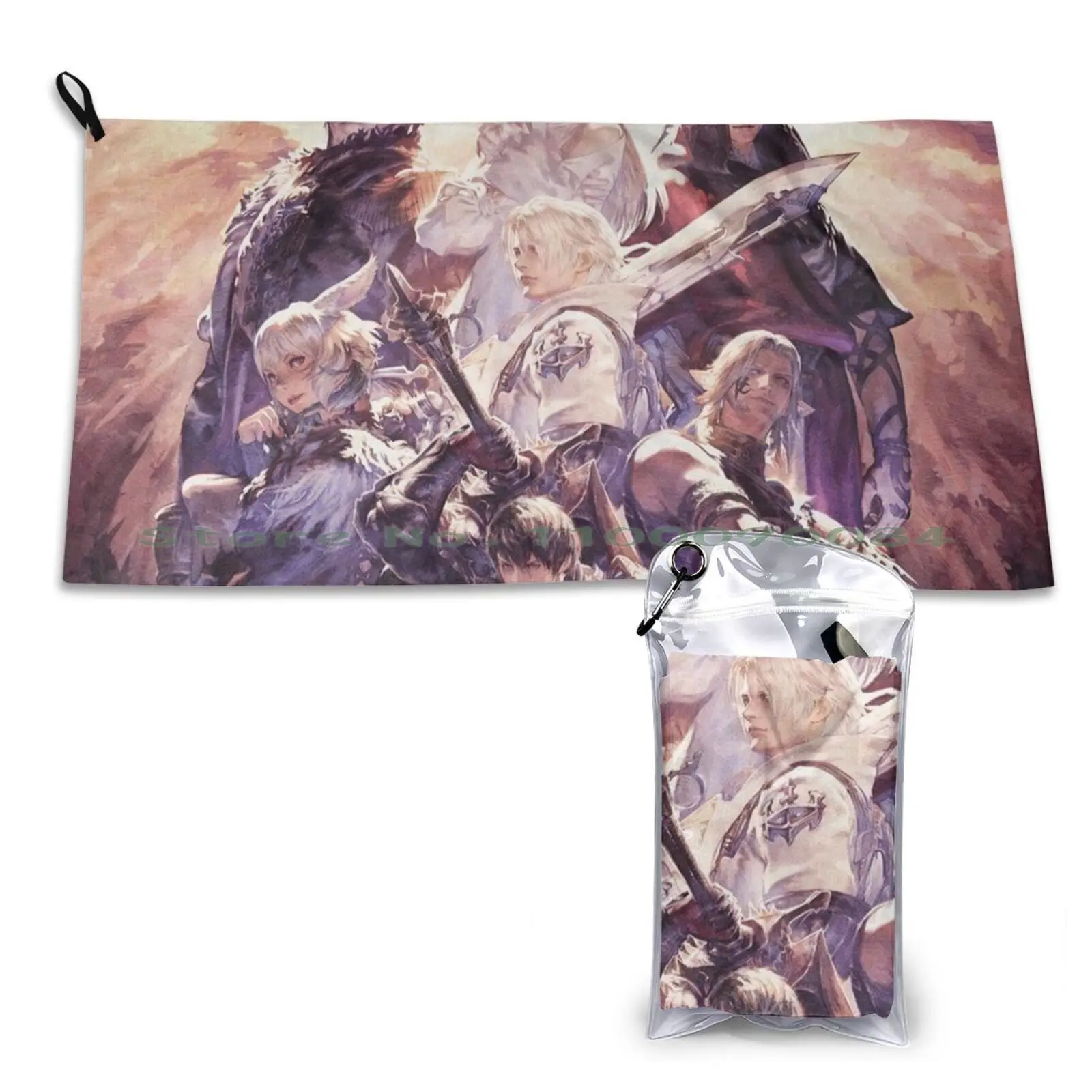 Final Fantasy 14shadowbringers Quick Dry Towel Gym Sports Bath