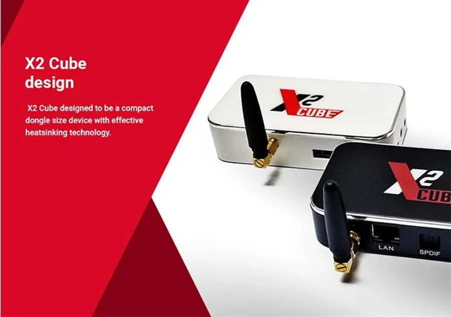 X2 Cube Smart Android Tv Box 9,0 X2cube Android-tv-box 4k Amlogic S905x2 2g Ddr4 16g 2,4g/5g Wifi 1000m Bluetooth Android Tvbox