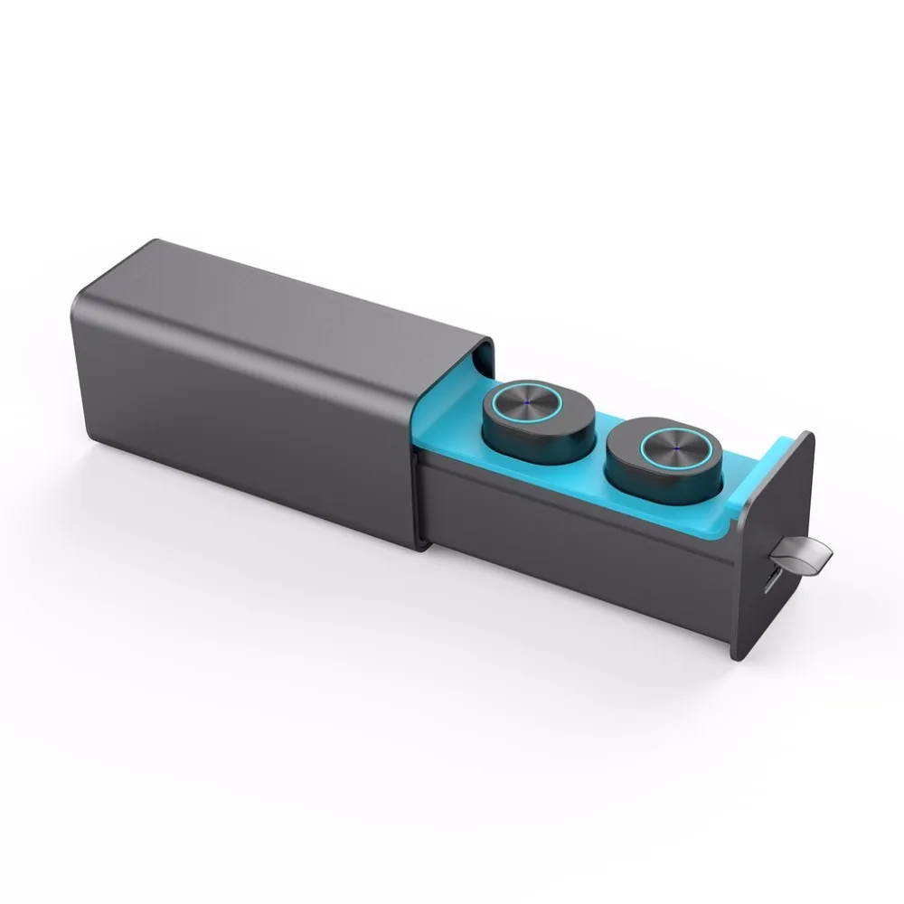 QP-W10 Bluetooth V4.2 Близнецы настоящие беспроводные наушники-вкладыши с одним ключом управления наушники с магнитным зарядным устройством