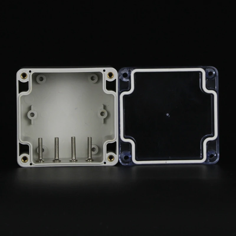 83x81x56 мм ABS IP65 водонепроницаемая Пластиковая распределительная коробка для проводов прозрачный корпус Электронный терминал
