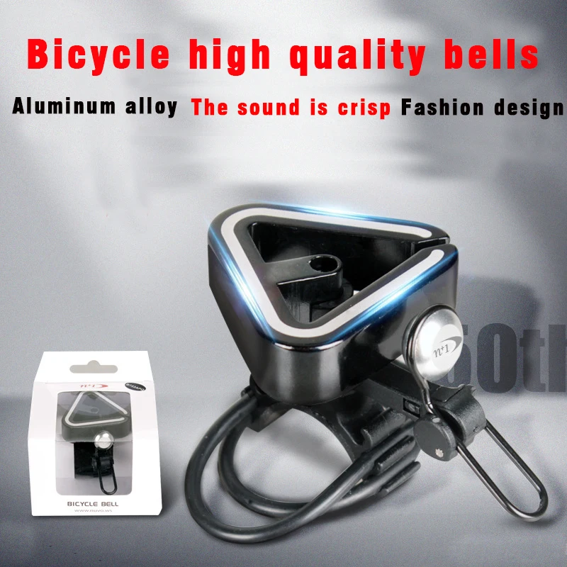 YEAH67886 rotonda Plastic metal suono allarme bicicletta Bell anello 