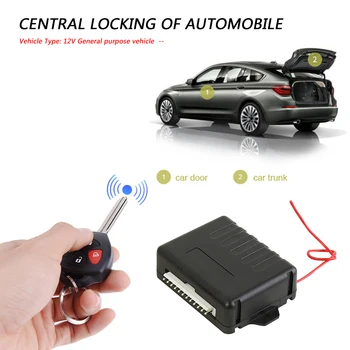 

Car Remote Locking Central Door Kit Universal Car Remote Central Door Lock Kit Keyless Entry Alarm System 410/T403