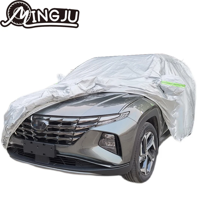 Full Car Covers Rain Frost Snow Dust Waterproof Protection Exterior Car Cover Anti UV Accessories For HYUNDAI Tucson 2021 NX4