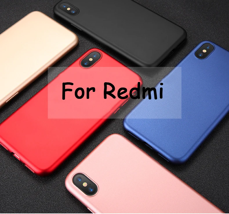 For Xiaomi Redmi 9A Case 9 Thin Frosted Luxury Cover 9C Note 10X 5G Mi 10 Lite | Мобильные телефоны и аксессуары