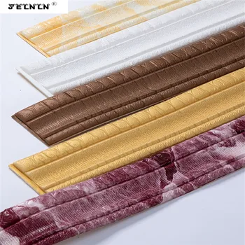

wall stickers anti-collision strip background wall border decoration strip door edge thickening skirting waist 3D wall sticker