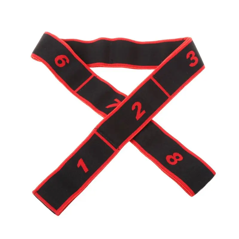 Children Latin Dance Training Bands Pilates Yoga Stretch Fitness Elastic Band Pull Rope For Kids O11 19 Dropship - Color: Red