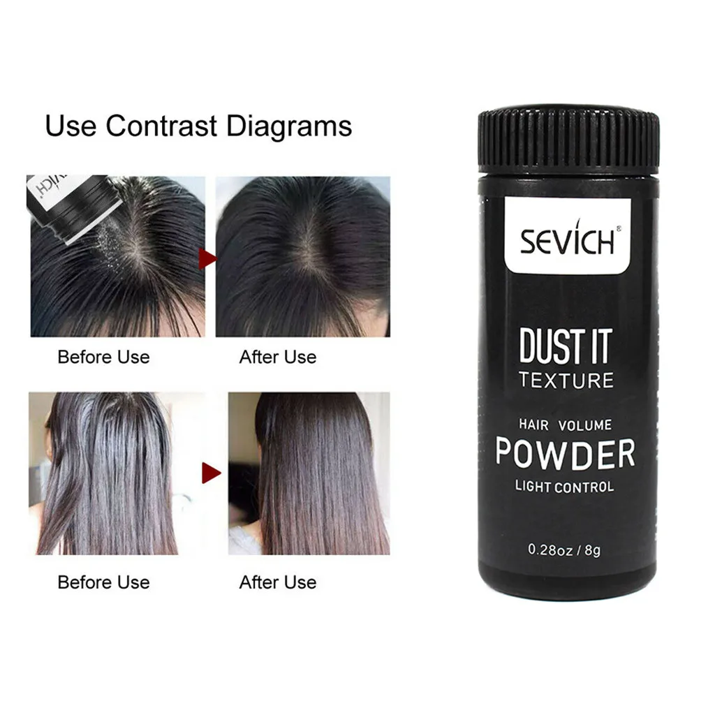 Fluffy Hair Powder Increase Hair Volume Captures Haircut Unisex Modeling Styling Hair Treatment Powder Disposable Hair Wax