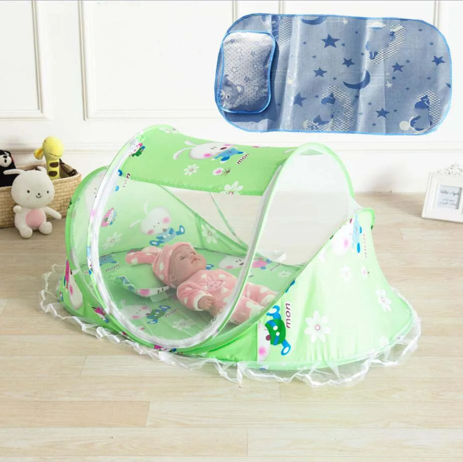 Детские кроватки плетение анти-москитные Летний спальный коврик - Цена: 922,48 руб.