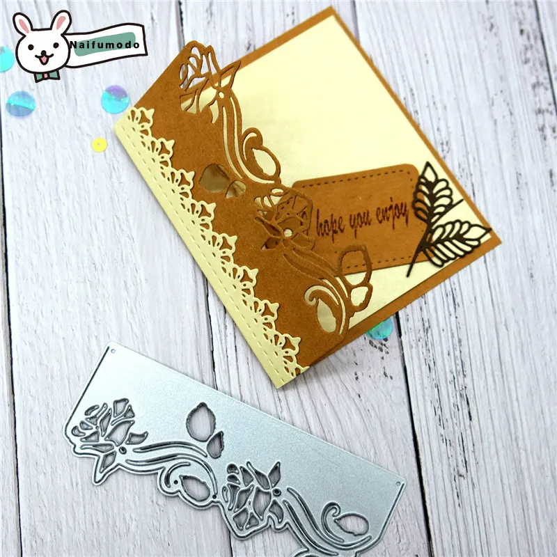 

Naifumodo Cutting Dies Metal Dies Lace Die Scrapbooking Album Card Making Embossing Stencil Diecuts Decoration