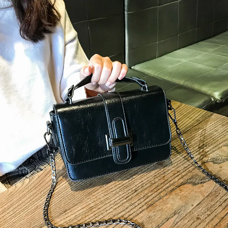 

Autumn and winter new retro small bags women's trend wild one-shoulder messenger bags fashion simple small square bags