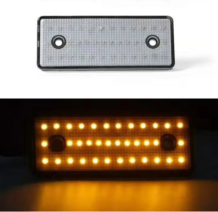 

LED Side Marker Lights Amber Side Repeater Lamp Turn Signal Light Panel position Lamp For VW LT For Benz Sprinter 1995-2006