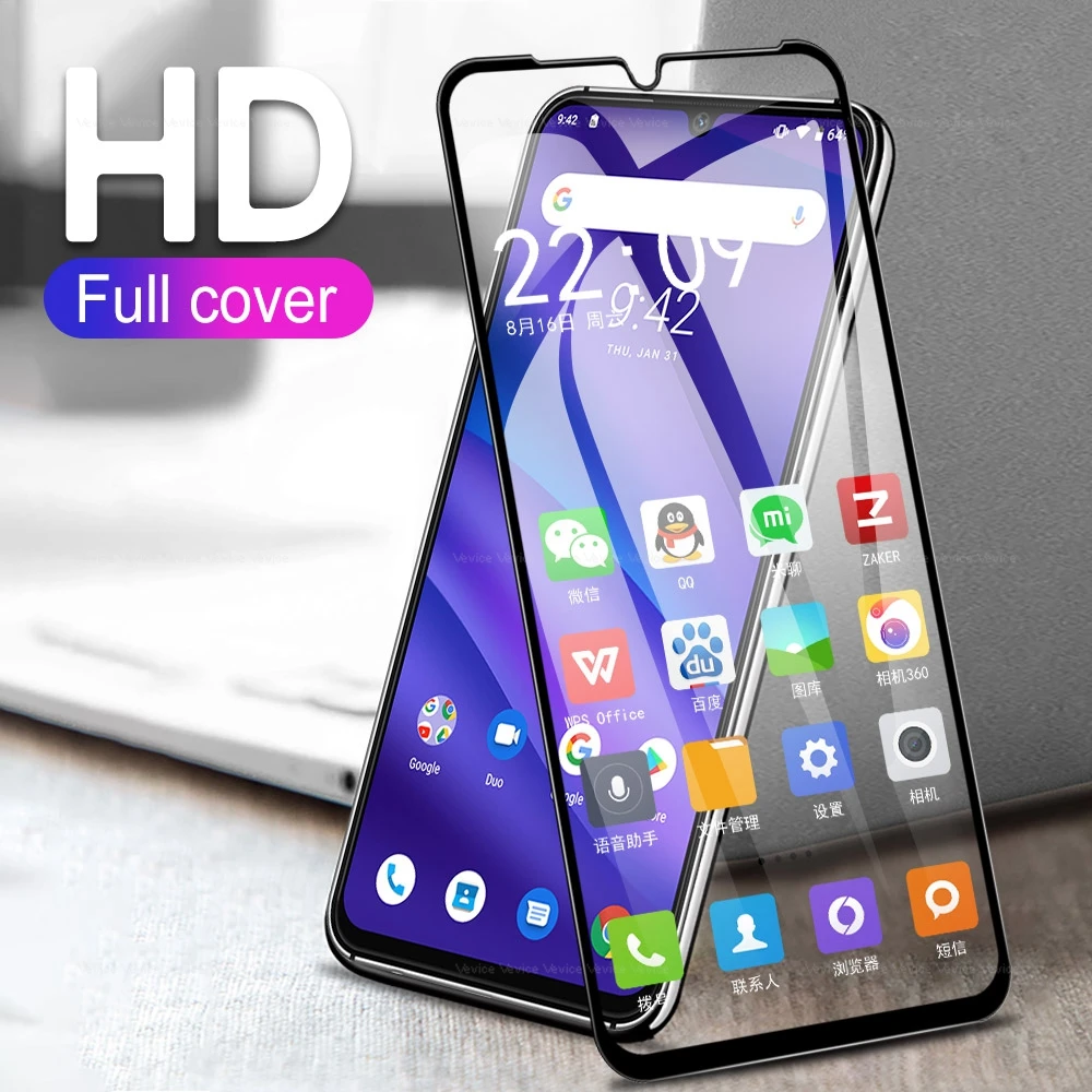Закаленное стекло с полным покрытием для UMIDIGI A5 Pro глобальная версия Защита