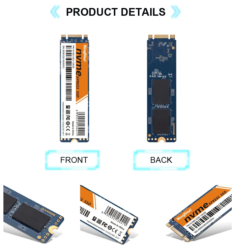 KingDian M.2 ssd 2280 PCIe NVME 128 ГБ 256 ГБ 512 Гб Твердотельный накопитель внутренний жесткий диск hdd для ноутбука Настольный MSI Asrock