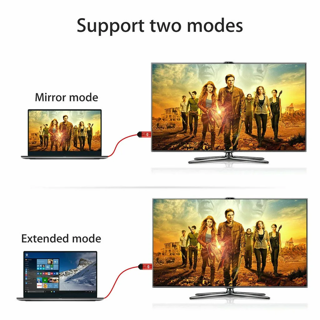 Подходит к Samsung Note10/Note10+ type-C USB-C к HDMI HDTV 4K кабель адаптер Аксессуары для мобильных телефонов FW2
