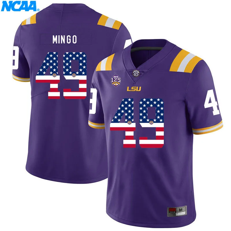 Новое поступление, высокое качество, LSU Aaron Epps#21 Aaron Moffitt#42, футболка, спортивные майки, S-XXXL - Цвет: 15