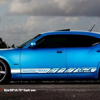 

For Universal Racing-Team JDM Pin Stripe Decal Set Side s Decal Stickers Side Door Decals Vinyl for all cars SUV