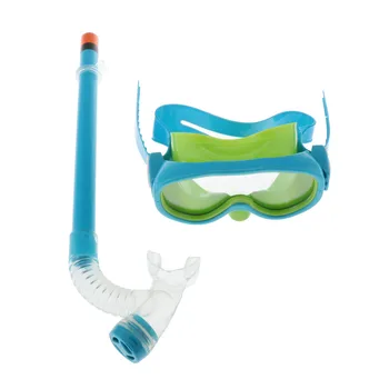 

Child Swimming Anti-Fog Goggles Kids Diving Mask & Breather Pipe