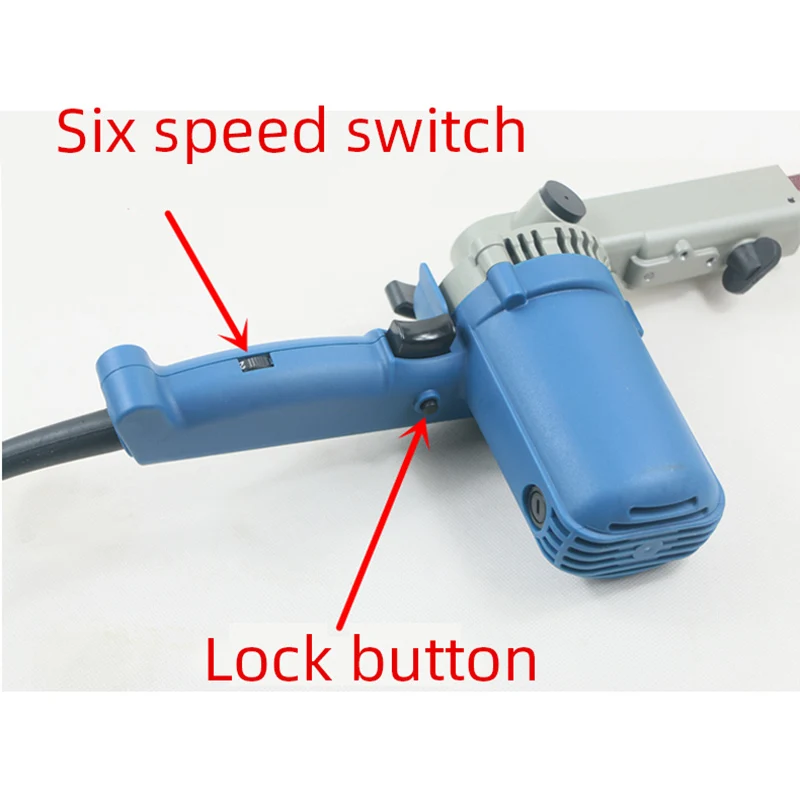 9*533mmMini Belt Sander Sanding Belt Grinder Grinding Machine Portable Metal Polishing Narrow Space Sanding Belt Machine 6
