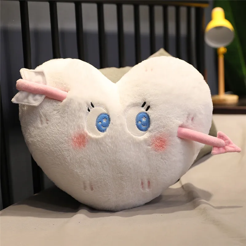 Lovely 5 Colors Heart Shape Decorative Throw Pillow Back Cushion Sofa Car Home Decorative Cushion Wedding 1 Lovely 5 Colors Heart Shape Decorative Throw Pillow Back Cushion Sofa Car Home Decorative Cushion Wedding 5