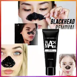 Черная грязевая маска blackhead Remover Уход за кожей лица маска наклейка на нос от бамбуковый уголь для очистки ремонт кисточки для ухода за кожей