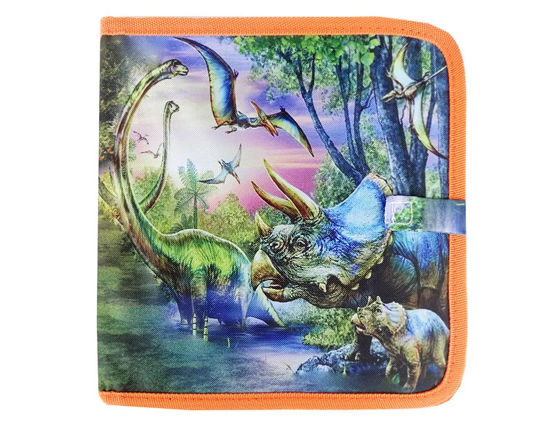 

Jjovce Children Portable Sketchpad Color Chalk Cloth Book Children Small Drawing Board Can Be Recycled