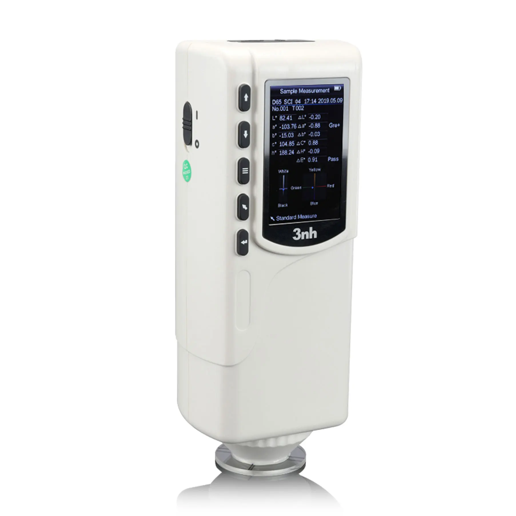 NR60CP Portable colorimeter 4mm/8mm Switchable aperture Locating Color meter precision spectrophotometer color difference meter 2
