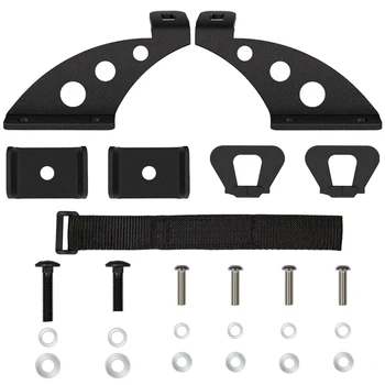 

Lift Jack Mount Hood Door Hinge Bracket Jack Bracket Kit for Jeep Wrangler JK JKU 2007-19